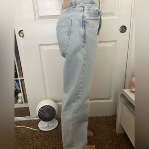 Zara Light Blue Straight Leg Jeans